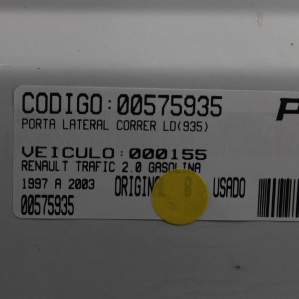 PORTA LATERAL CORRER LD RENAULT TRAFIC 97-03(935)
