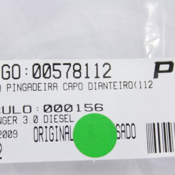 ´•௰•` Brinco Studex Supermaxxi Dourado Pedra Verde com 1 par