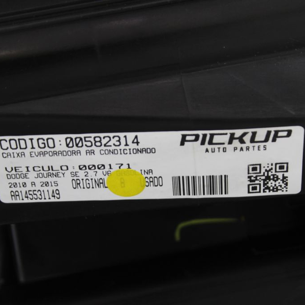 CAIXA EVAPORADORA AR CONDICIONADO JOURNEY SE 2.7 V6 GASOLINA 10-15